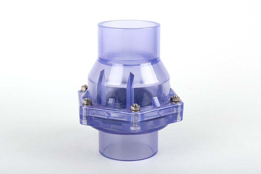 贾汪透明翻板式止回阀